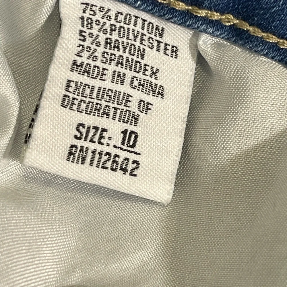 TALA Jeans Distressed High-Waisted Button-Fly With Stretch- Size Women’s 10 - Picture 7 of 7